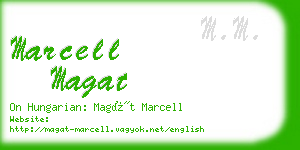 marcell magat business card